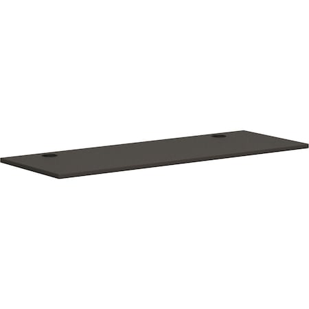Seatsolutions 66 in. Rectangle Worksurface, Slate Teak SE3208952